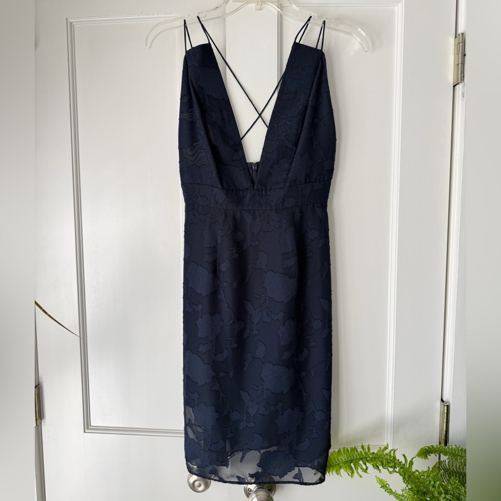 Finders Navy Lace Dress